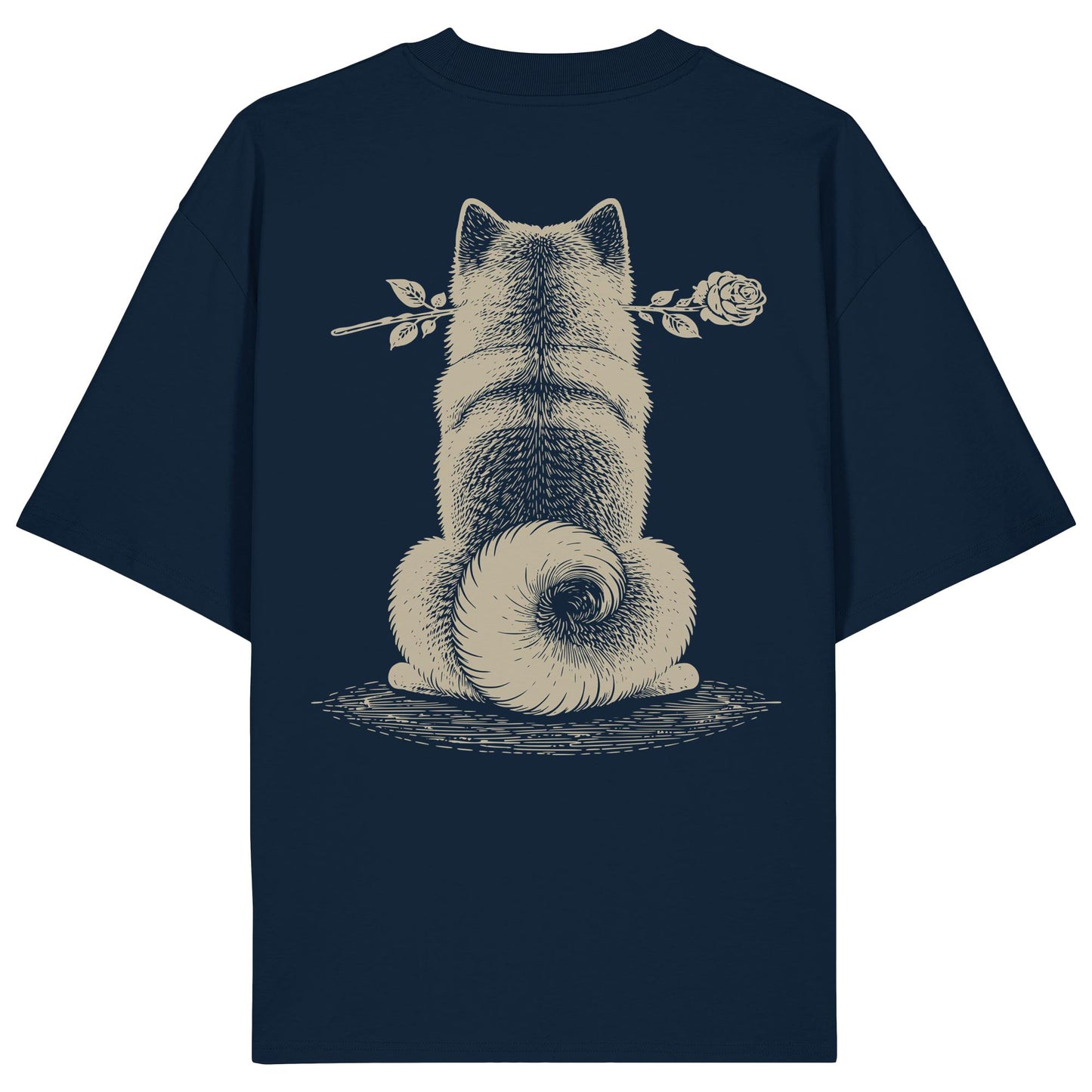 Silent Loyalty - American Akita - Organic Oversize Shirt