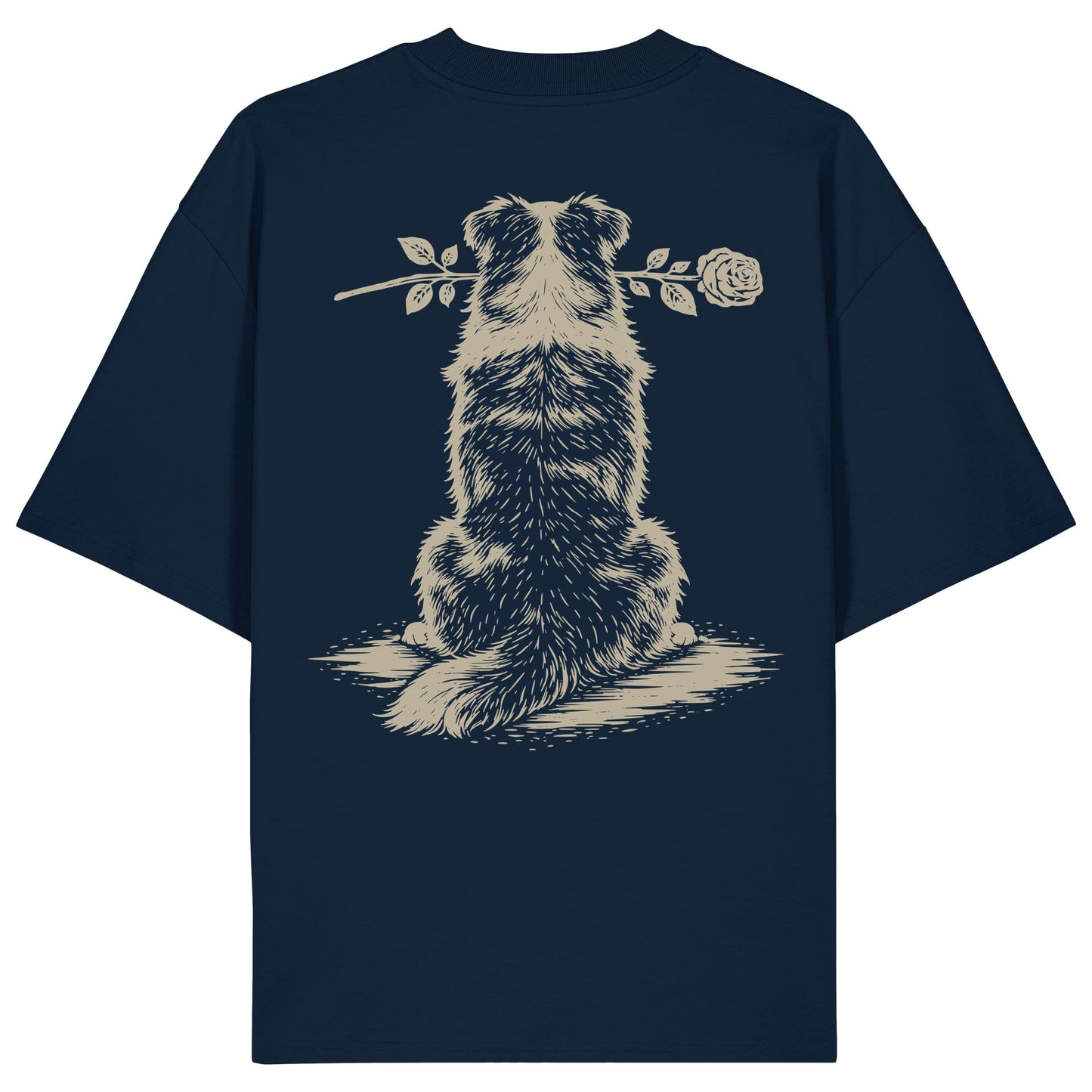 Silent Loyalty - Australian Shepherd - Organic Oversize Shirt