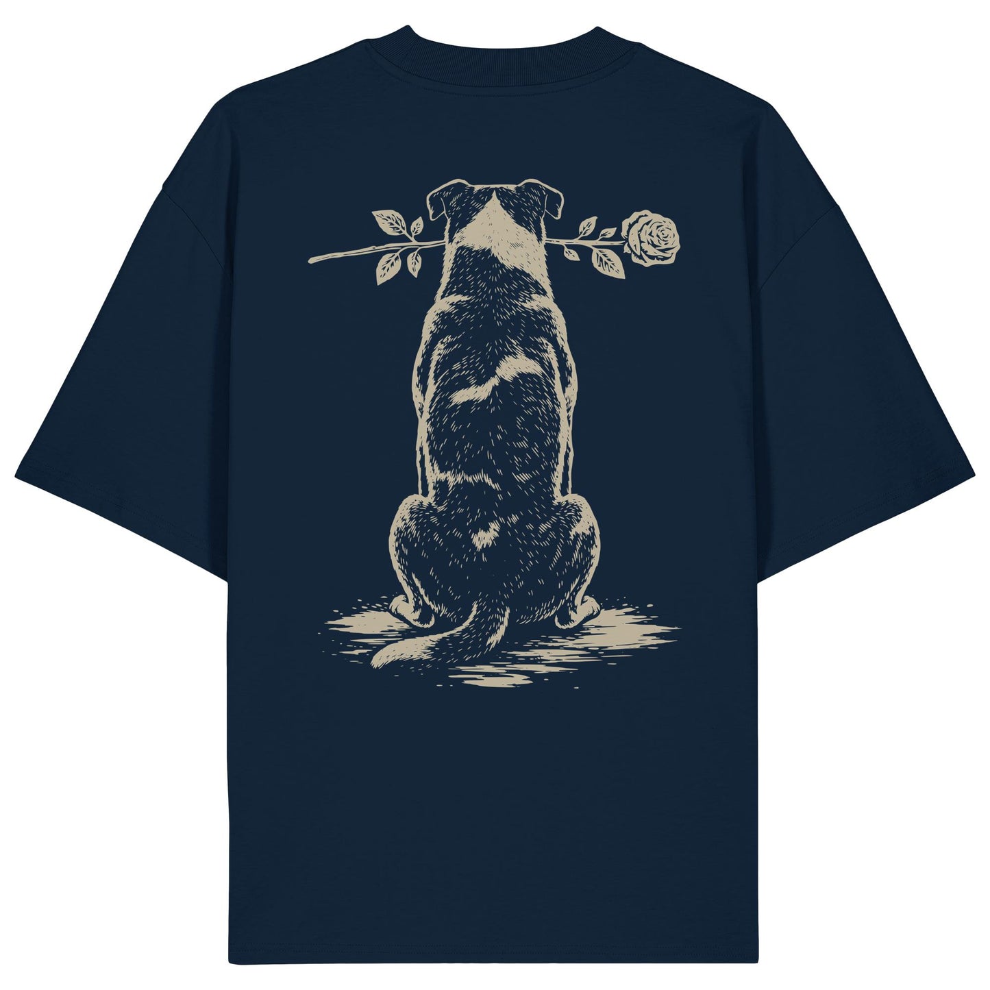 Silent Loyalty - American Staffordshire Terrier - Organic Oversize Shirt
