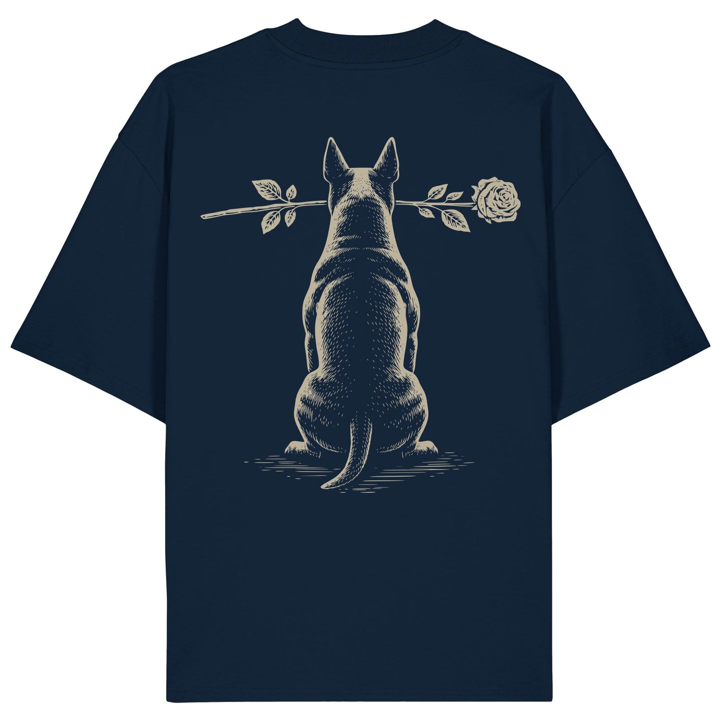 Silent Loyalty - Bullterrier - Organic Oversize Shirt