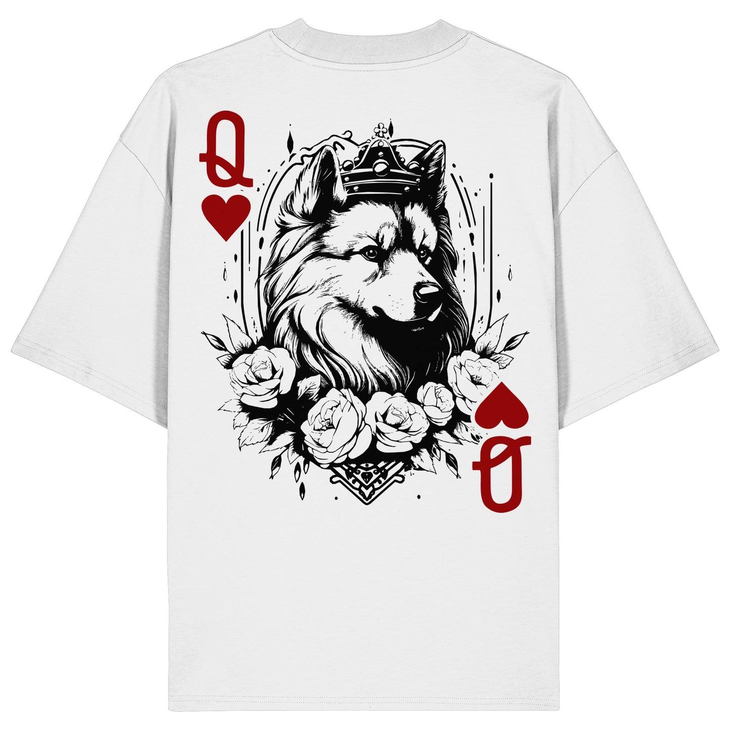 Herzkönigin Wolfsspitz - Organic Oversize Shirt