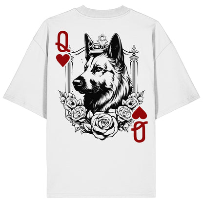 Herzkönigin Altdeutscher Schäferhund - Organic Oversize Shirt