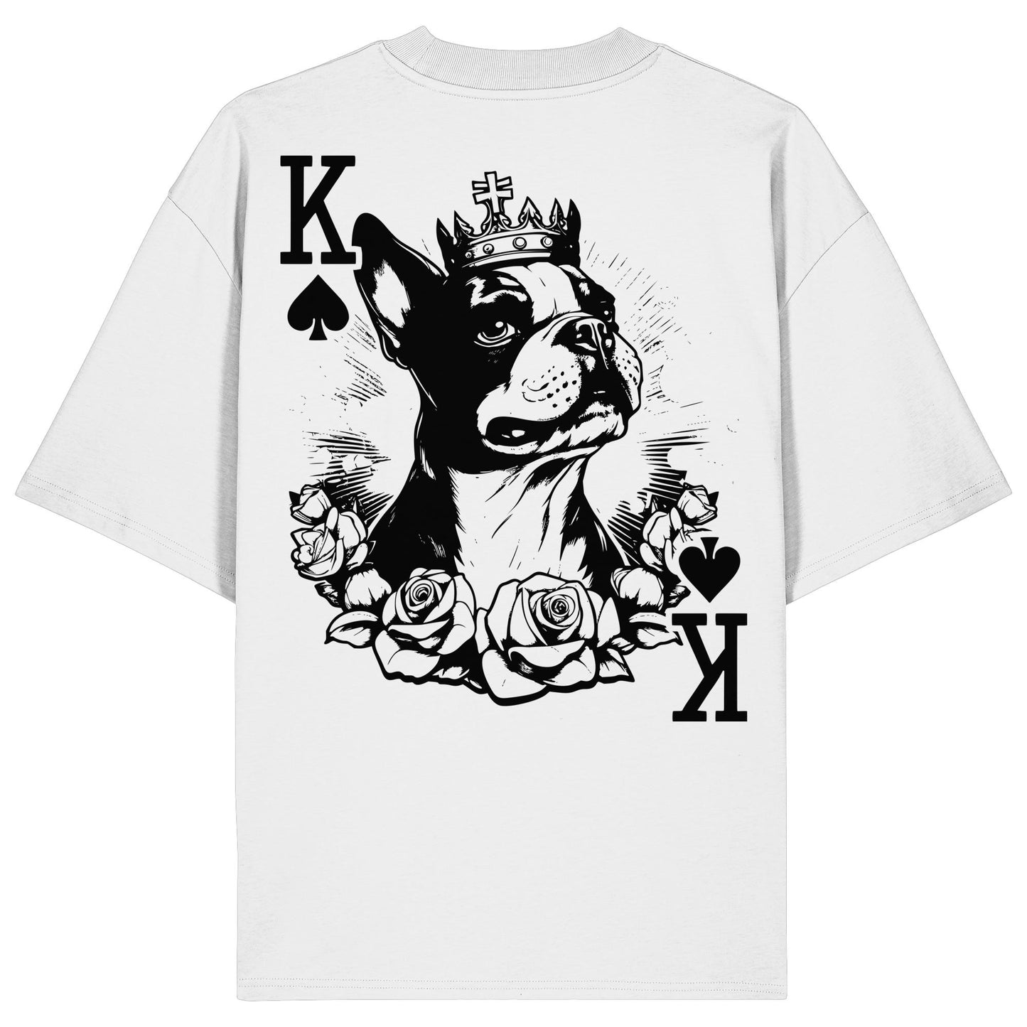 Pikkönig Boston Terrier - Organic Oversize Shirt