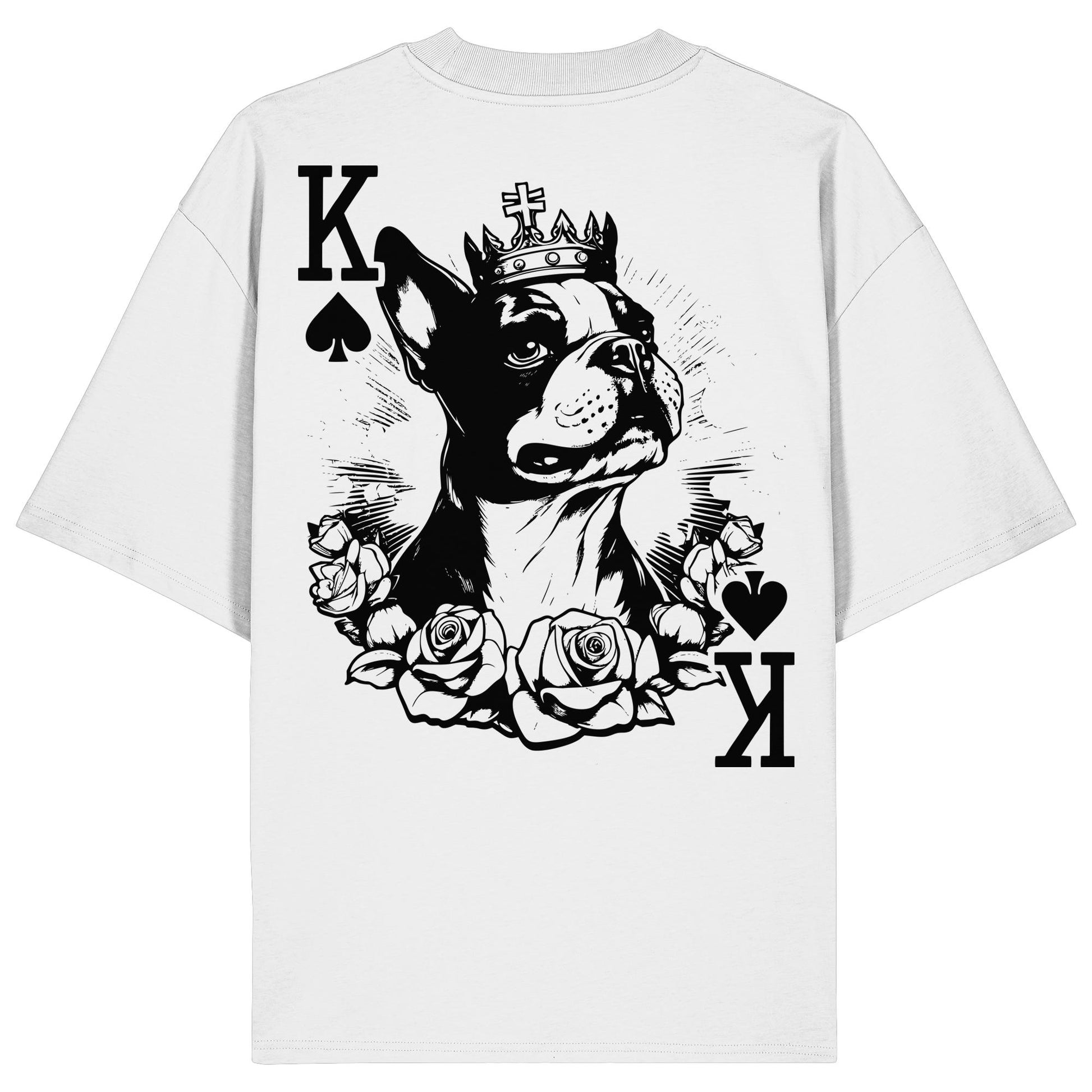 Pikkönig Boston Terrier - Organic Oversize Shirt