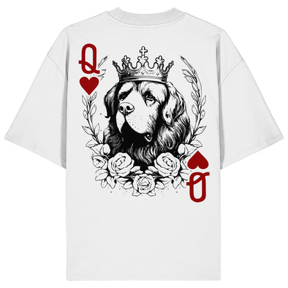 Herzkönigin Neufundländer - Organic Oversize Shirt