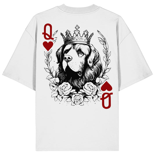 Herzkönigin Neufundländer - Organic Oversize Shirt