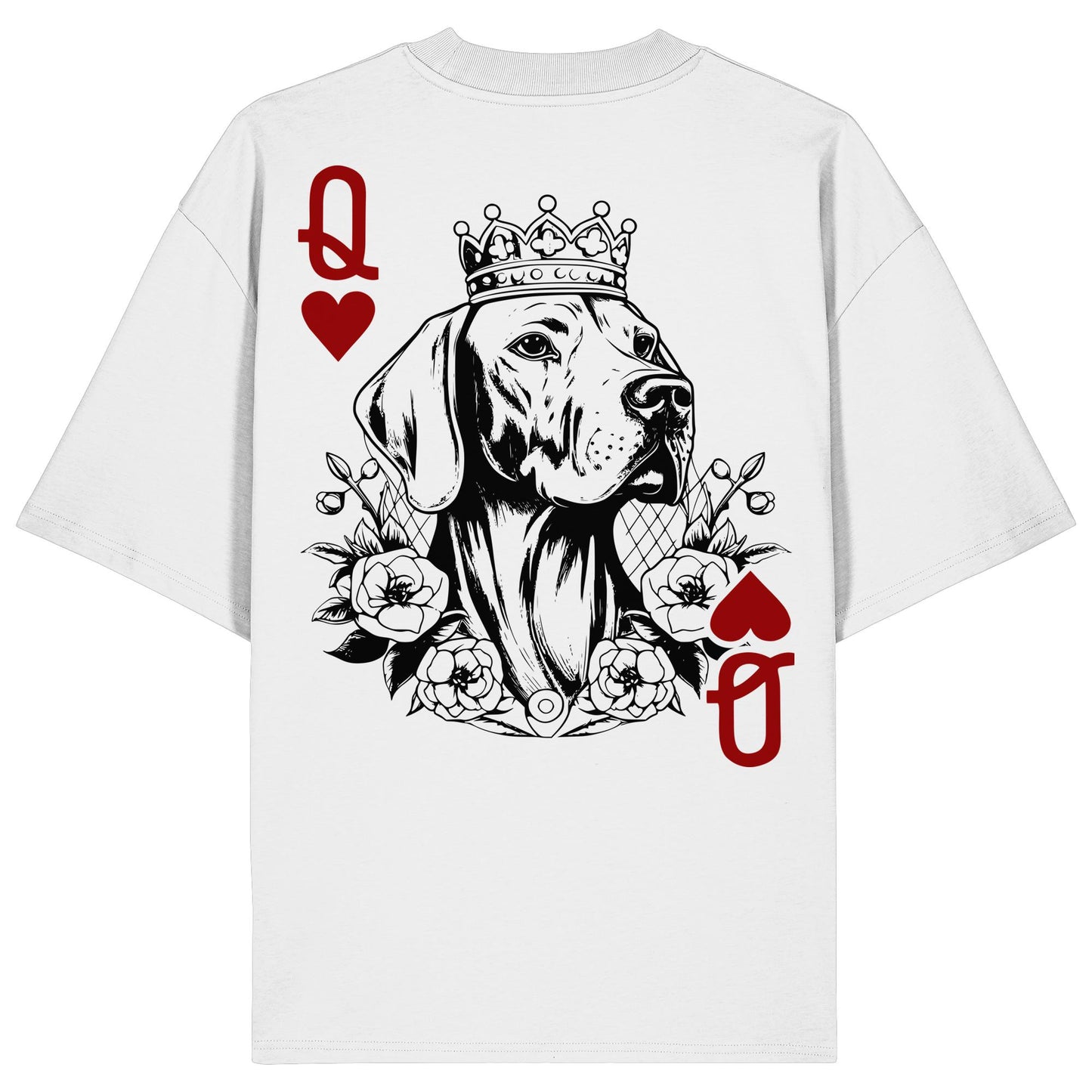 Herzkönigin Vizsla - Organic Oversize Shirt