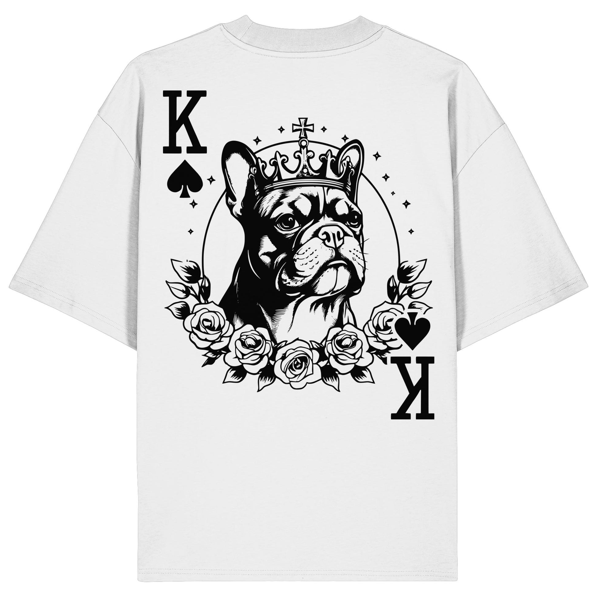 Pikkönig Französische Bulldogge - Organic Oversize Shirt