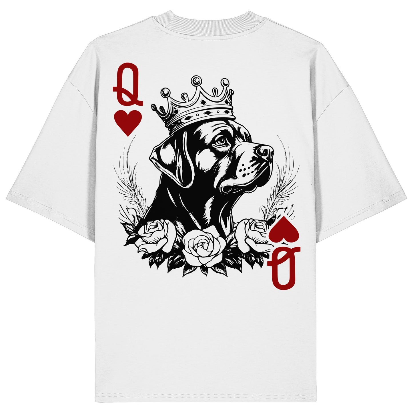Herzkönigin Rottweiler - Organic Oversize Shirt