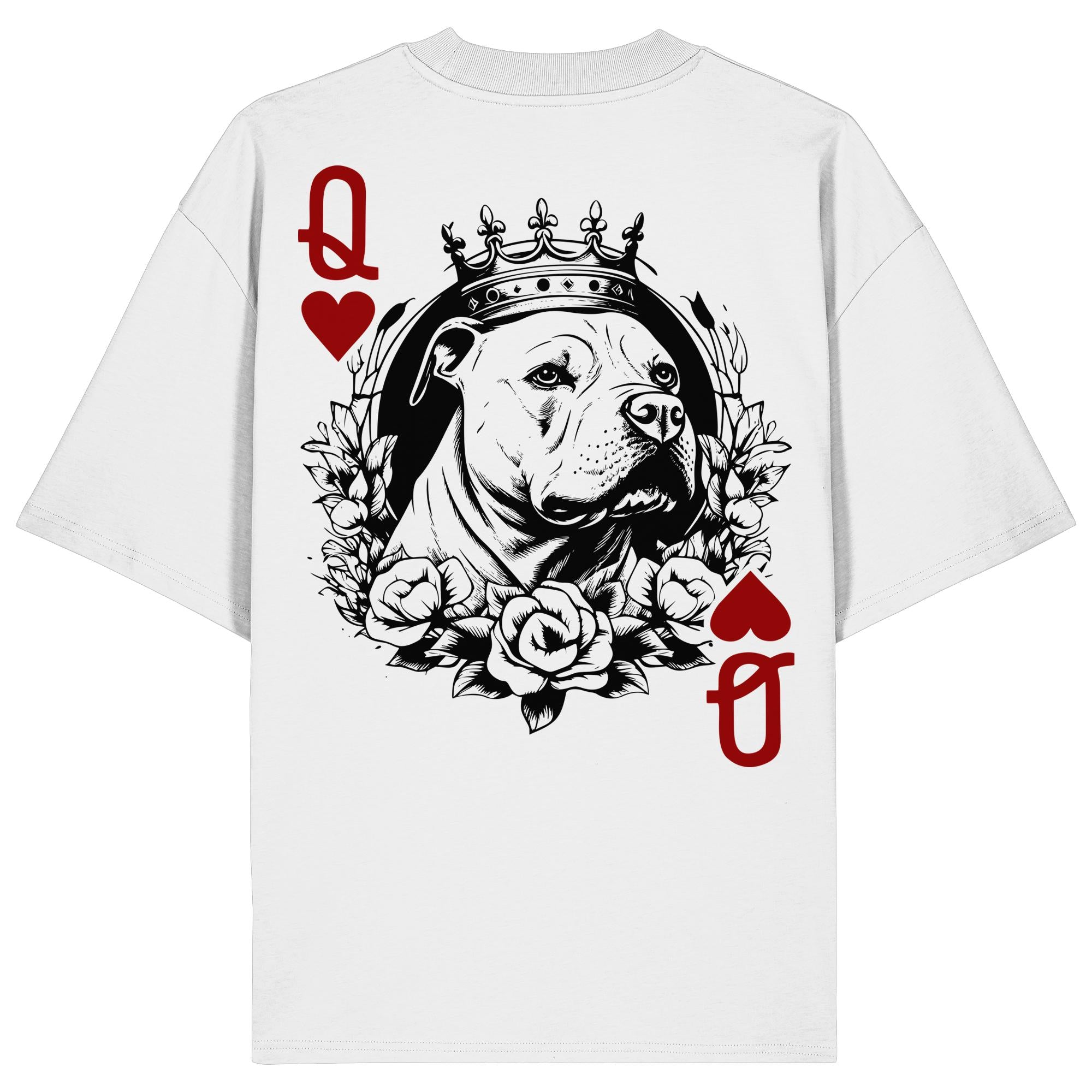 Herzkönigin Staffordshire Bullterrier - Organic Oversize Shirt