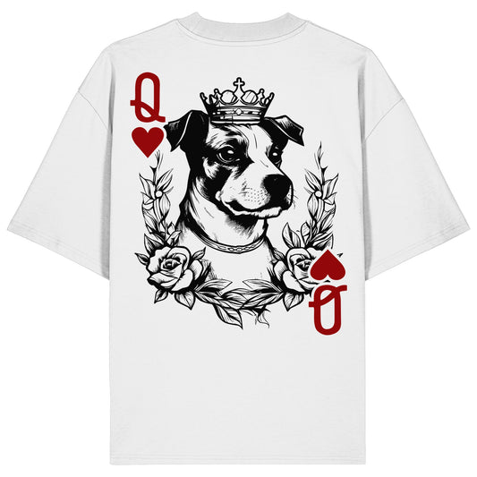 Herzkönigin Jack Russell - Organic Oversize Shirt