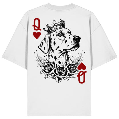 Herzkönigin Dalmatiner - Organic Oversize Shirt