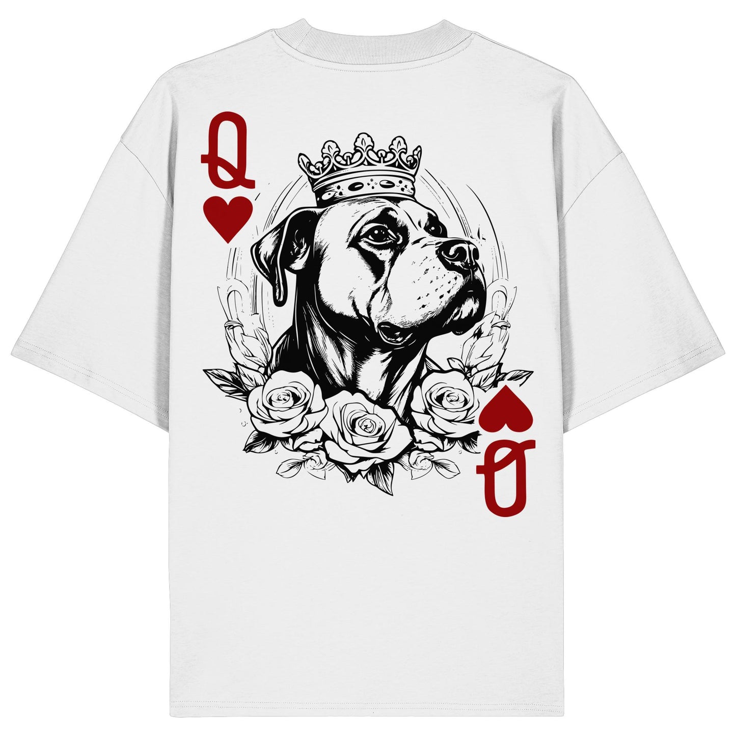 Herzkönigin American Staffordshire Terrier - Organic Oversize Shirt