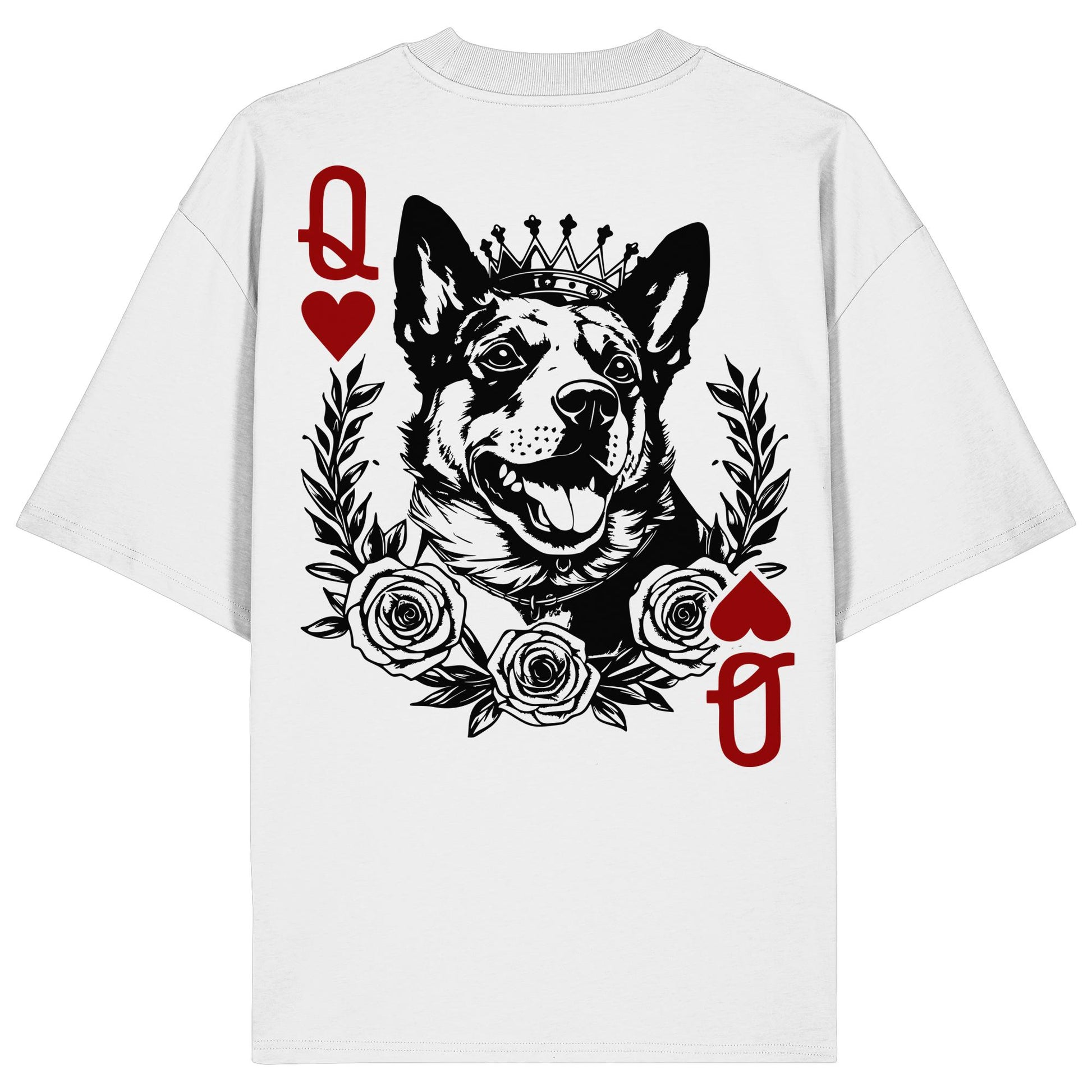 Herzkönigin Australian Cattle Dog - Organic Oversize Shirt