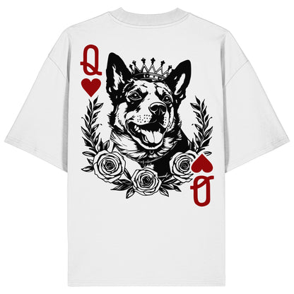 Herzkönigin Australian Cattle Dog - Organic Oversize Shirt