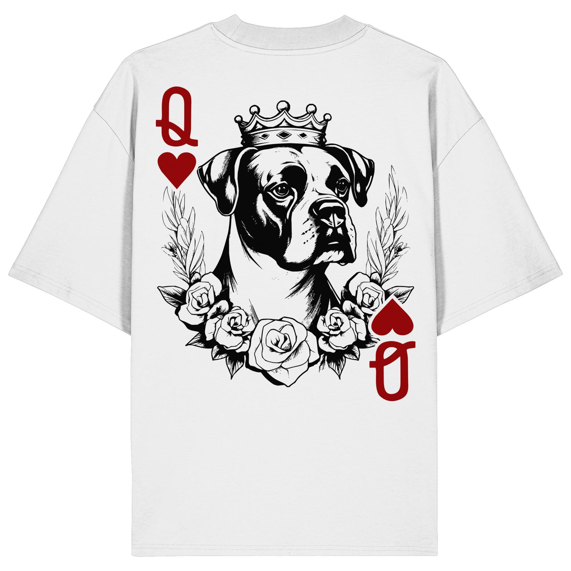 Herzkönigin Boxer - Organic Oversize Shirt