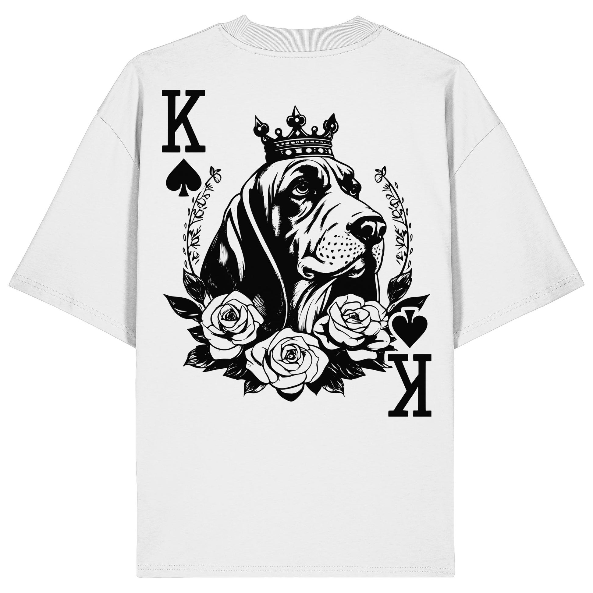 Pikkönig Basset Hound - Organic Oversize Shirt