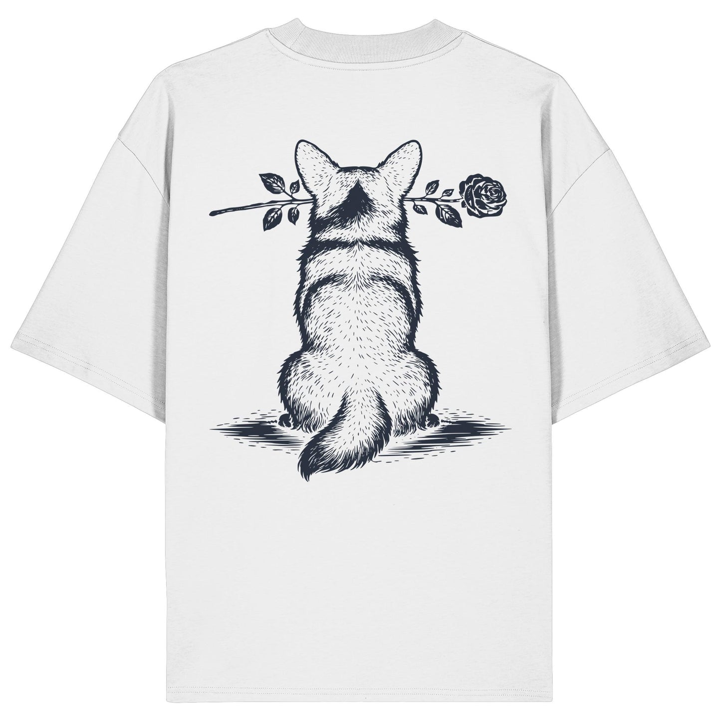 Silent Loyalty - Corgi - Organic Oversize Shirt