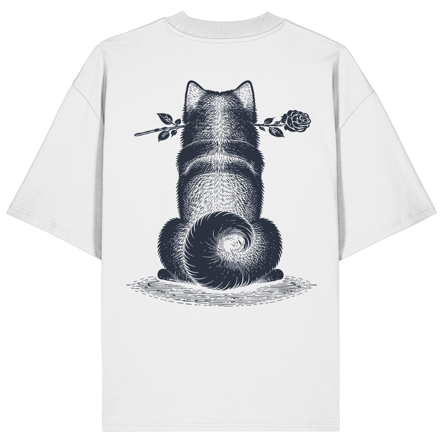 Silent Loyalty - American Akita - Organic Oversize Shirt