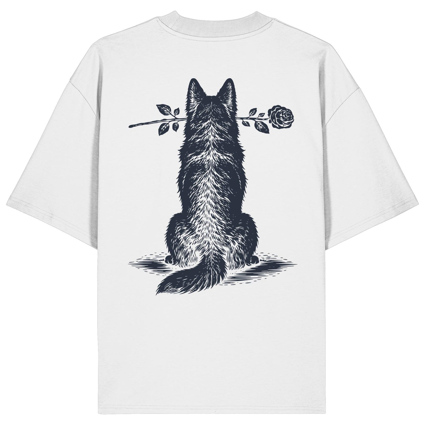 Silent Loyalty - Berger Blanc Suisse - Organic Oversize Shirt