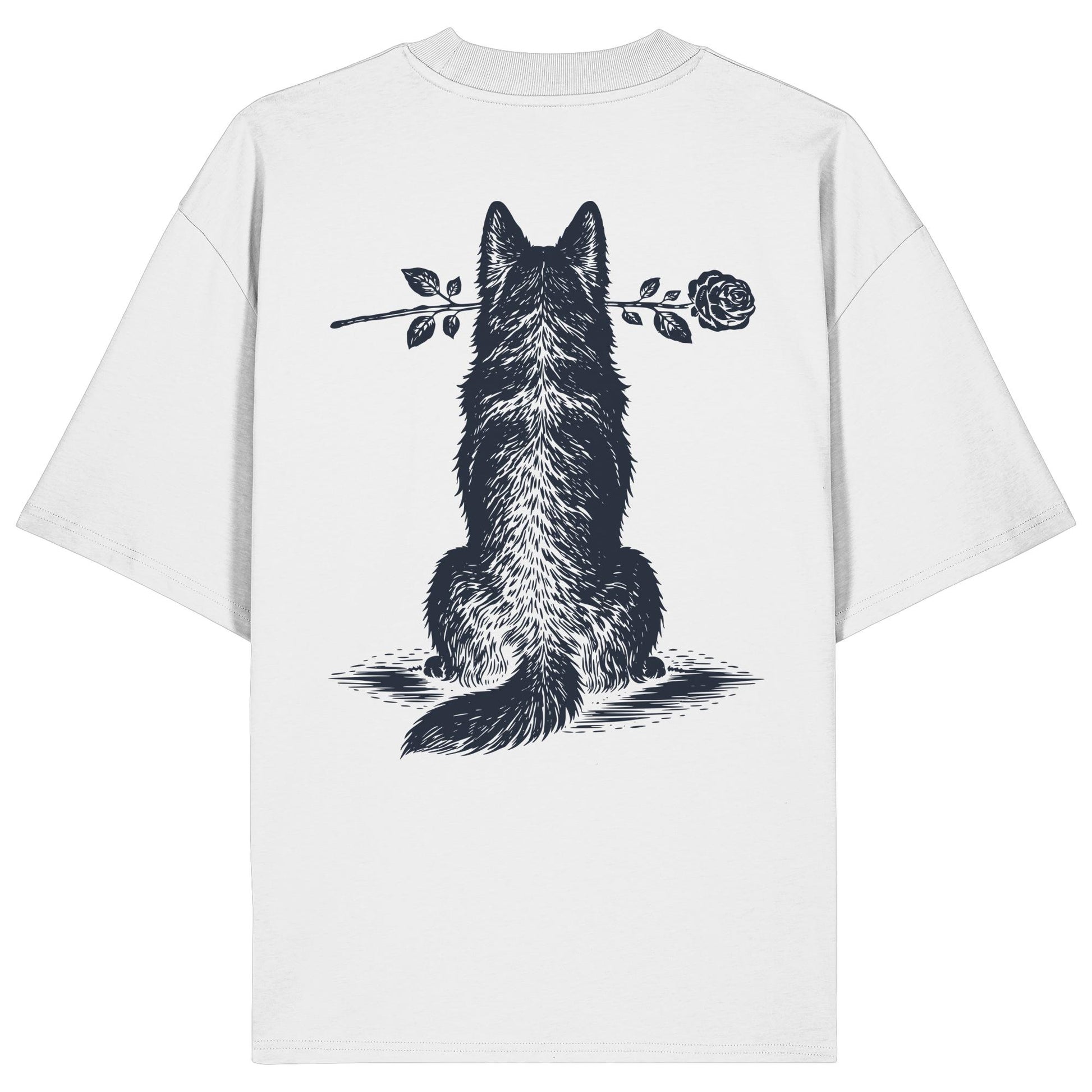 Silent Loyalty - Berger Blanc Suisse - Organic Oversize Shirt