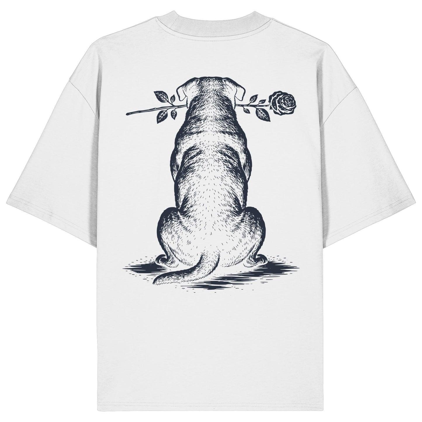 Silent Loyalty - Bordeauxdogge - Organic Oversize Shirt