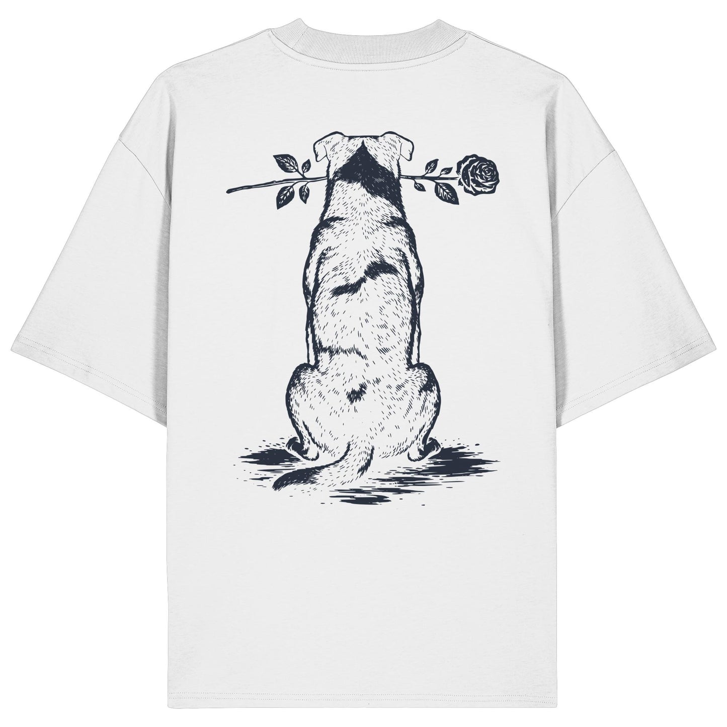 Silent Loyalty - American Staffordshire Terrier - Organic Oversize Shirt