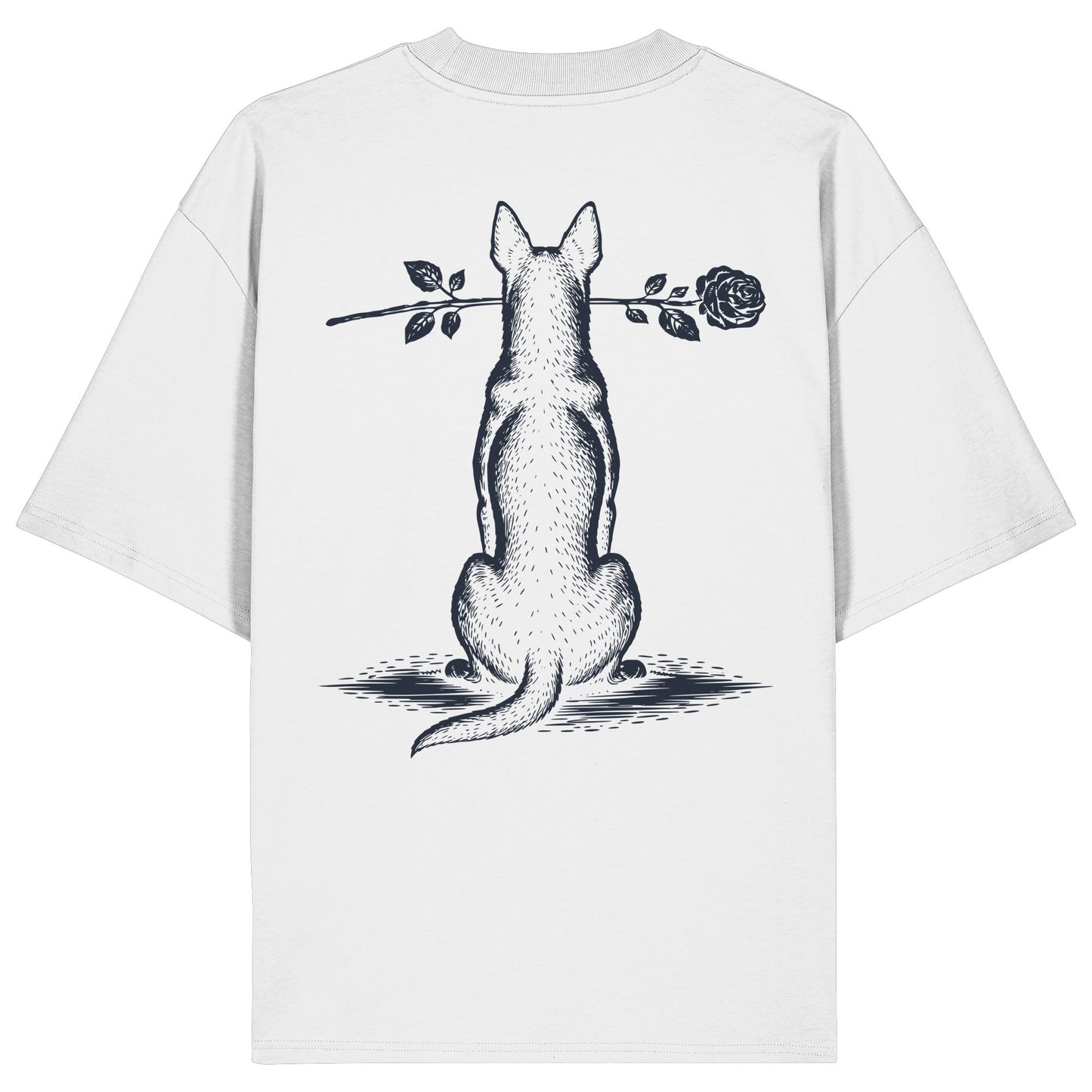 Silent Loyalty - Australian Kelpie - Organic Oversize Shirt