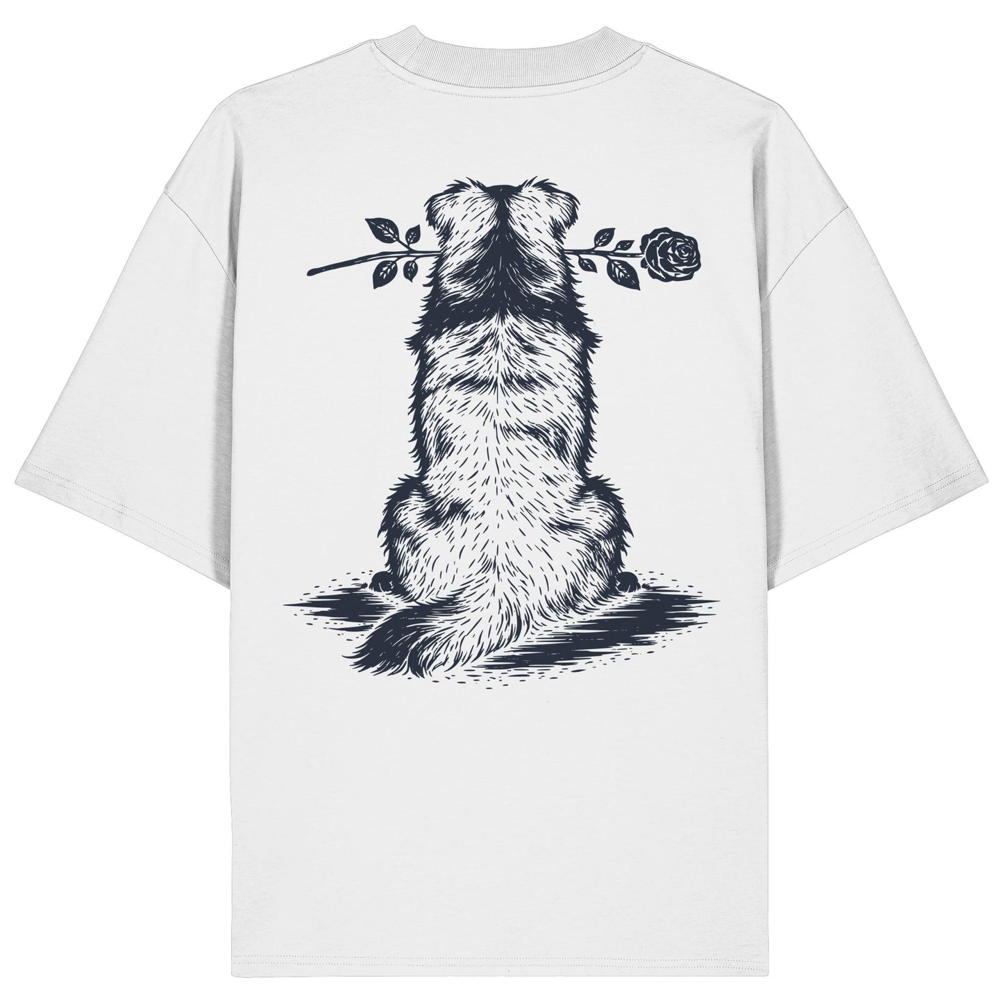 Silent Loyalty - Australian Shepherd - Organic Oversize Shirt