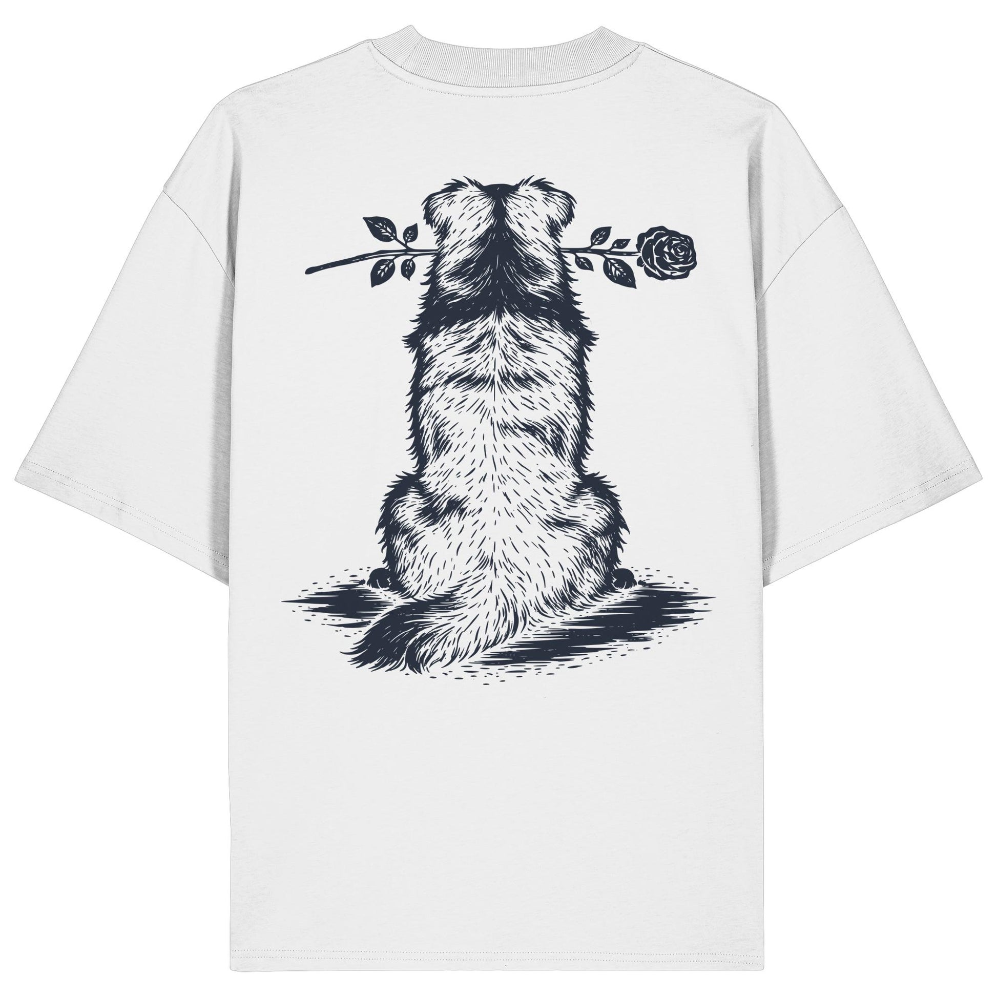Silent Loyalty - Australian Shepherd - Organic Oversize Shirt