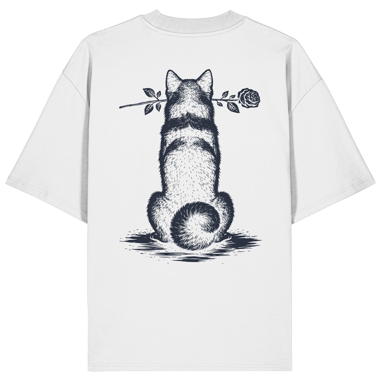 Silent Loyalty - Akita - Organic Oversize Shirt