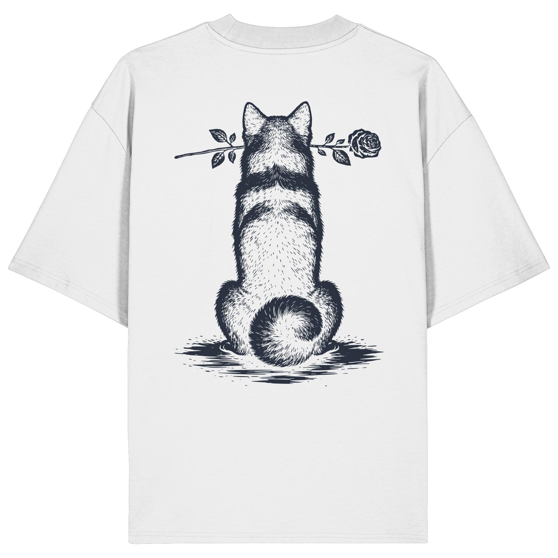 Silent Loyalty - Akita - Organic Oversize Shirt