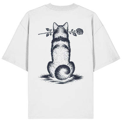 Silent Loyalty - Akita - Organic Oversize Shirt