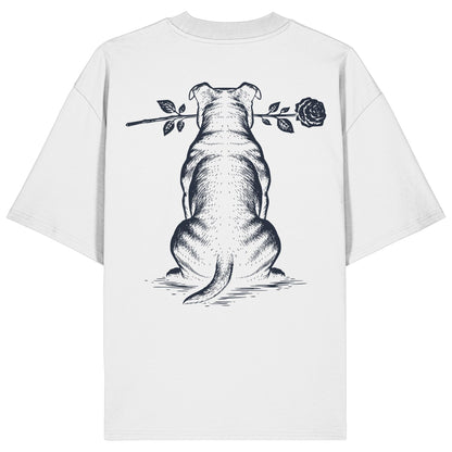 Silent Loyalty - Staffordshire Bullterrier - Organic Oversize Shirt