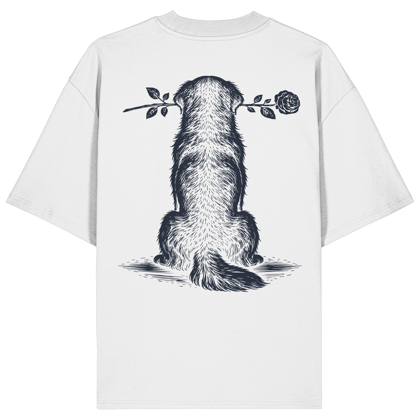 Silent Loyalty - Golden Retriever - Organic Oversize Shirt