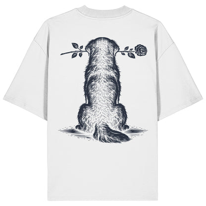 Silent Loyalty - Golden Retriever - Organic Oversize Shirt