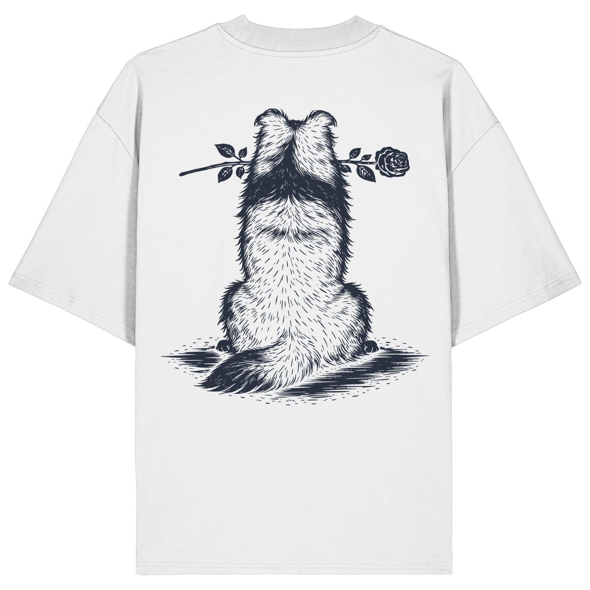 Silent Loyalty - Shetland Sheepdog - Organic Oversize Shirt