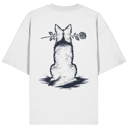 Silent Loyalty - Border Collie (Stehohren) - Organic Oversize Shirt