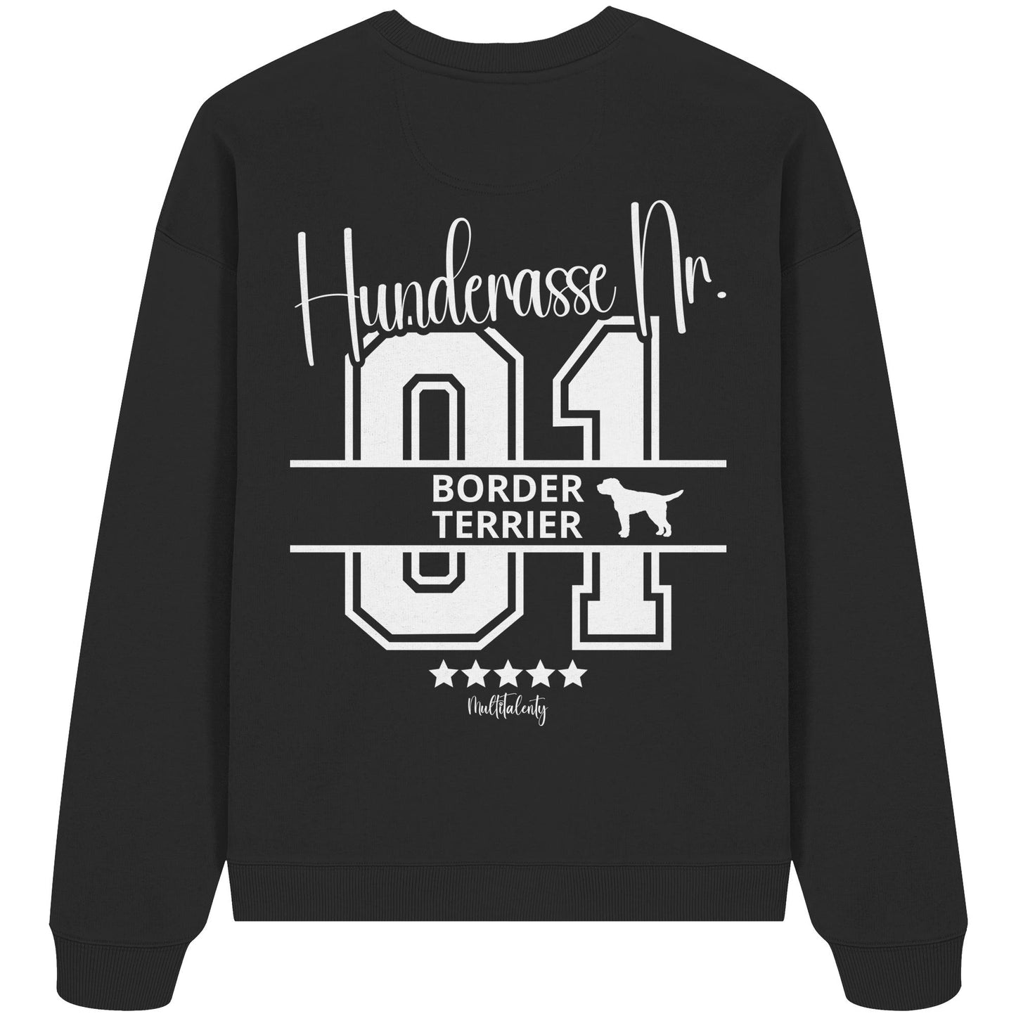 Nr. 01 Border Terrier - Organic Oversize Sweatshirt