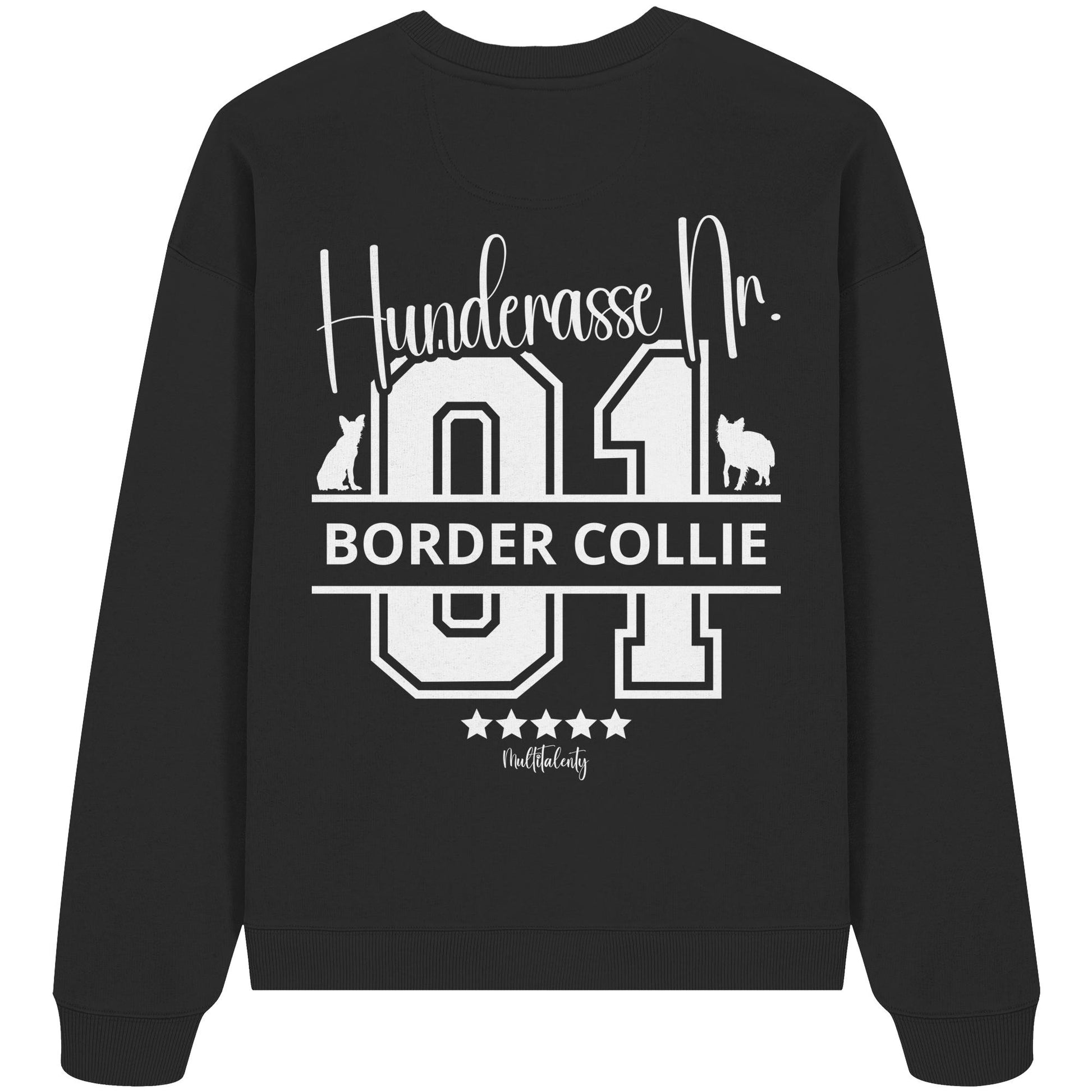 Nr. 01 Border Collie - Organic Oversize Sweatshirt
