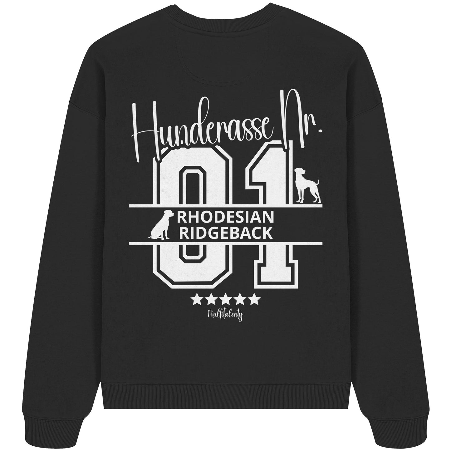 Nr. 01 Rhodesian Ridgeback - Organic Oversize Sweatshirt
