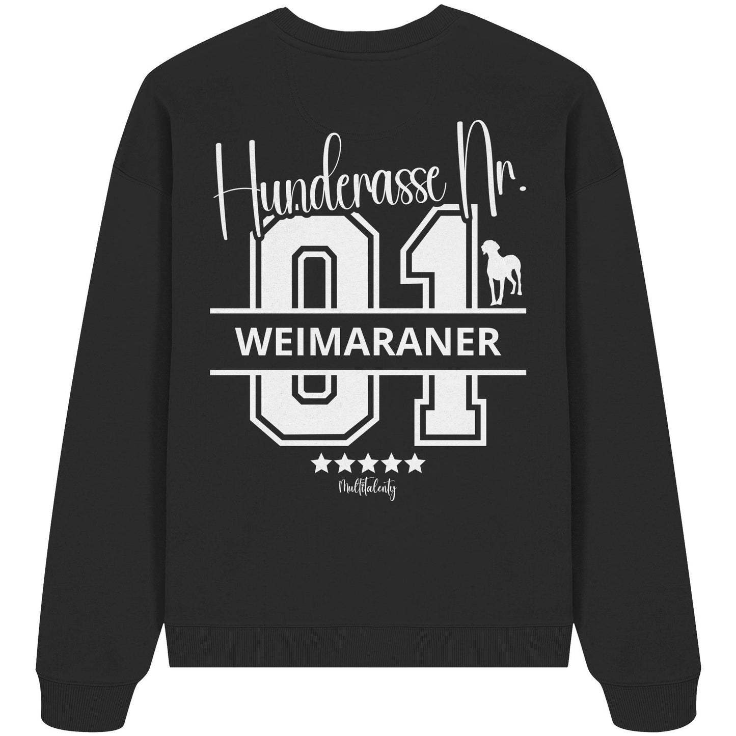 Nr. 01 Weimaraner - Organic Oversize Sweatshirt