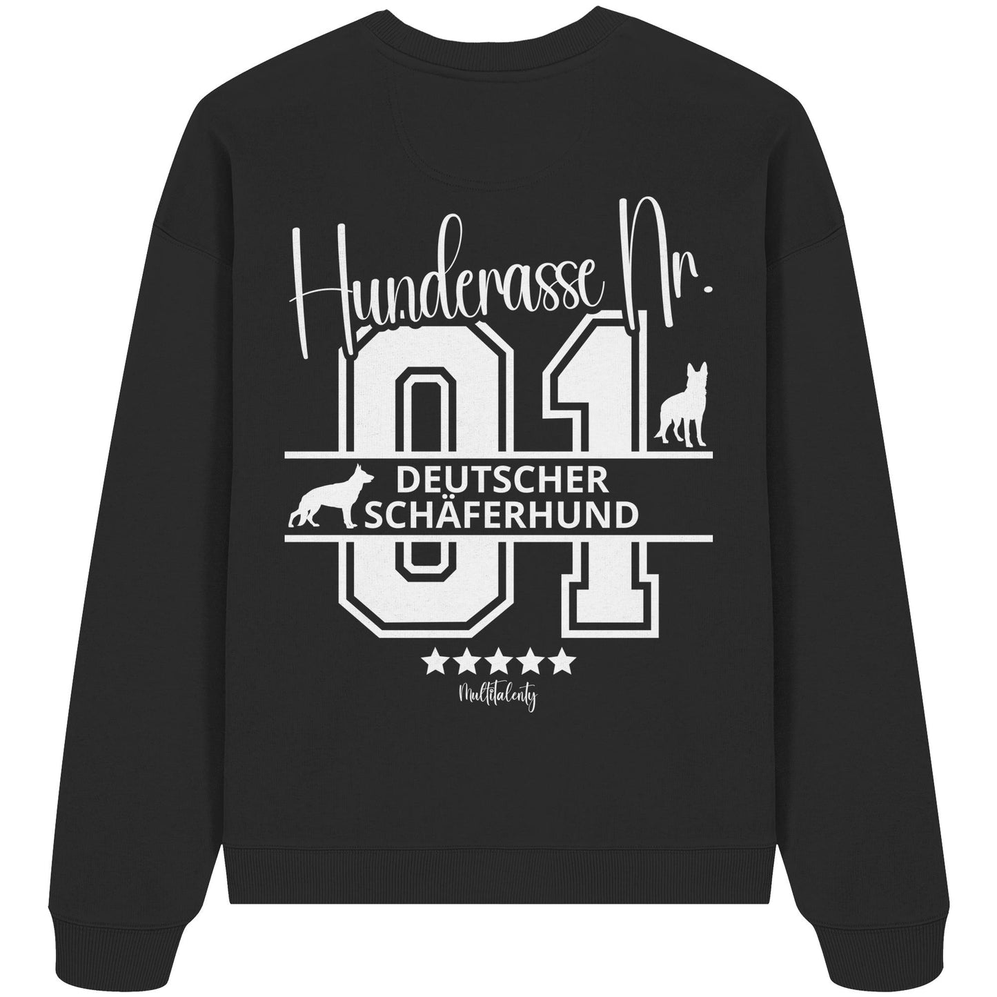 Nr. 01 Deutscher Schäferhund - Organic Oversize Sweatshirt