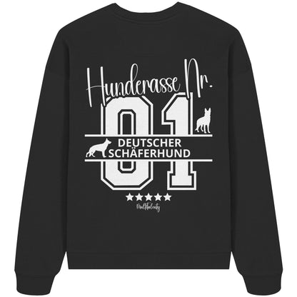 Nr. 01 Deutscher Schäferhund - Organic Oversize Sweatshirt