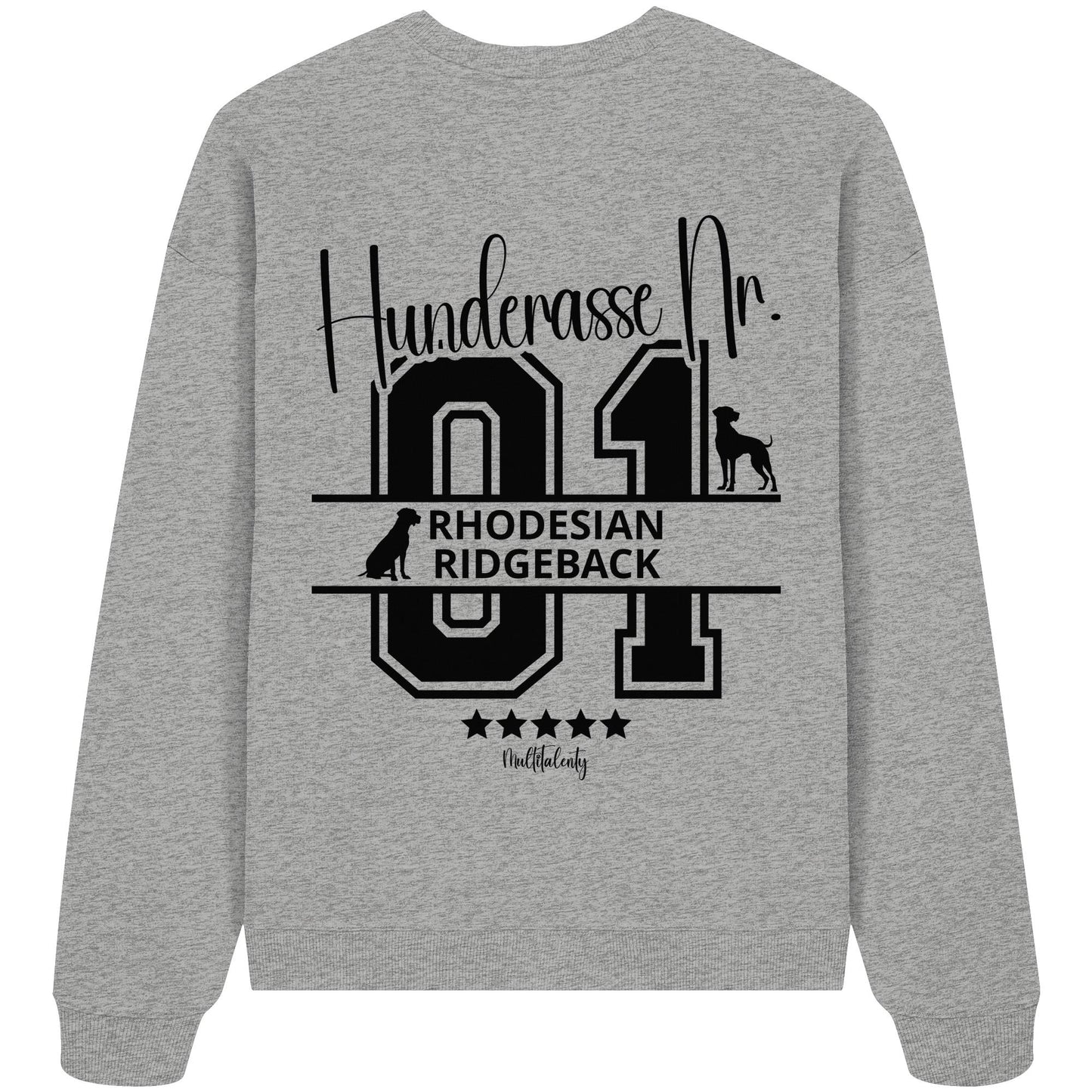 Nr. 01 Rhodesian Ridgeback - Organic Oversize Sweatshirt