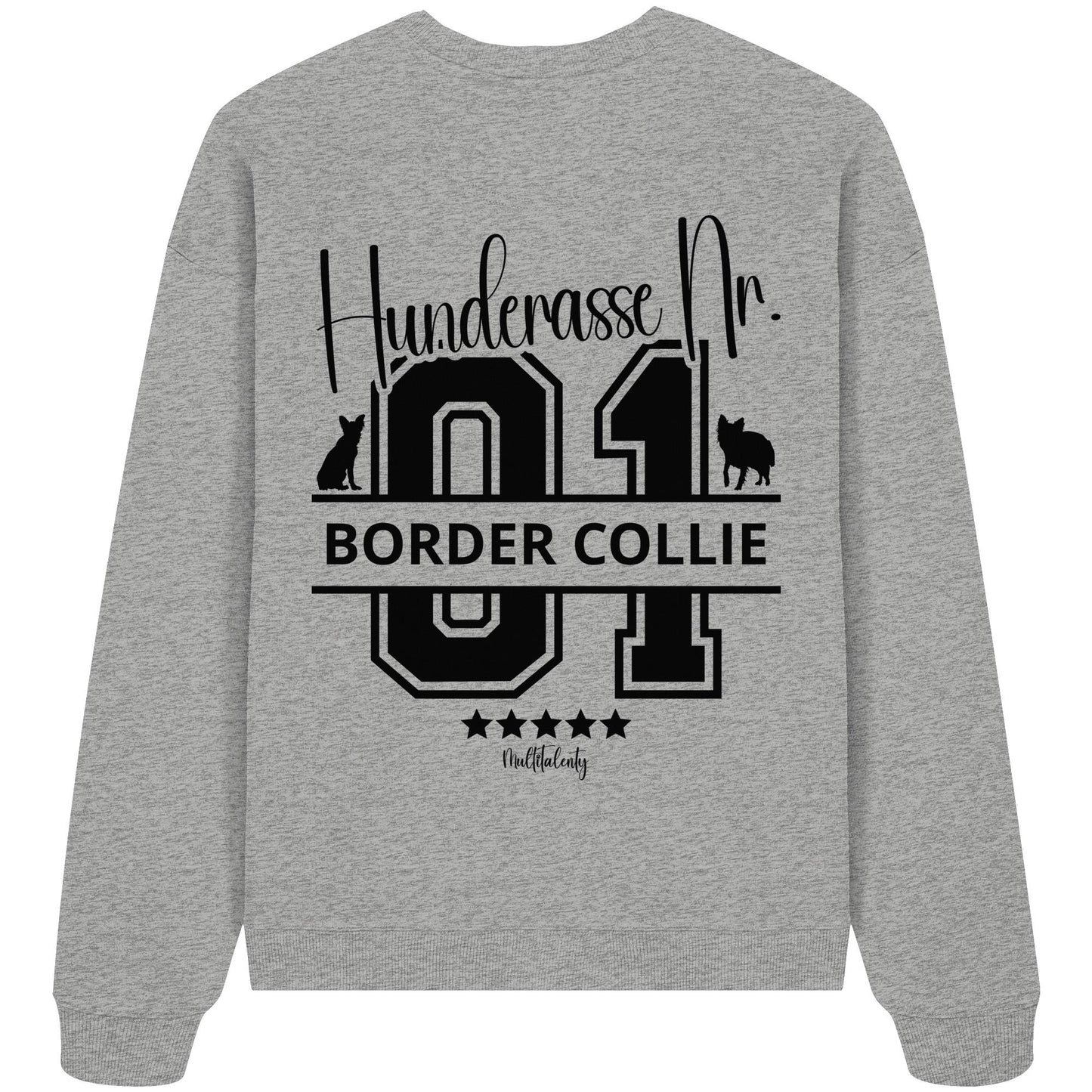 Nr. 01 Border Collie - Organic Oversize Sweatshirt