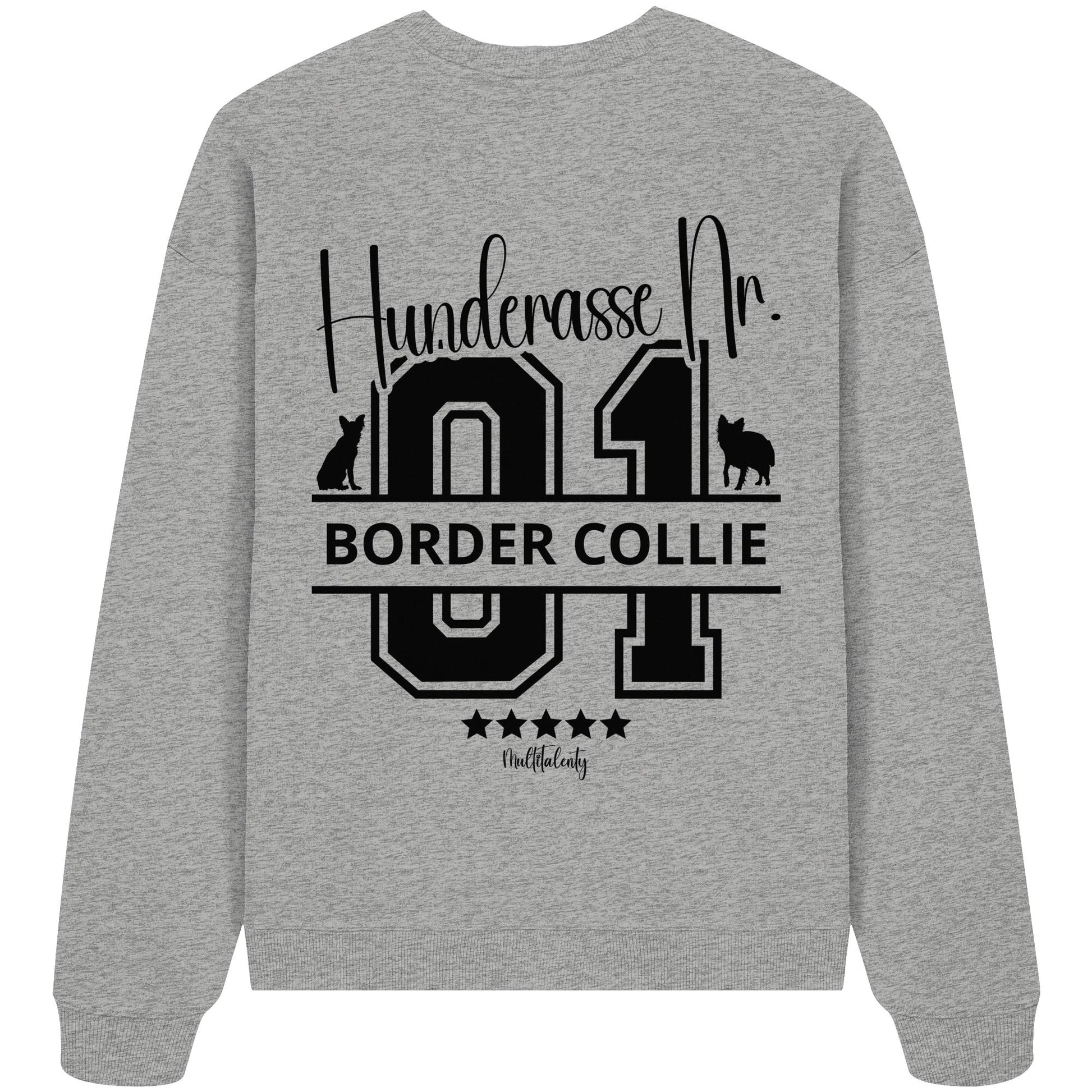 Nr. 01 Border Collie - Organic Oversize Sweatshirt