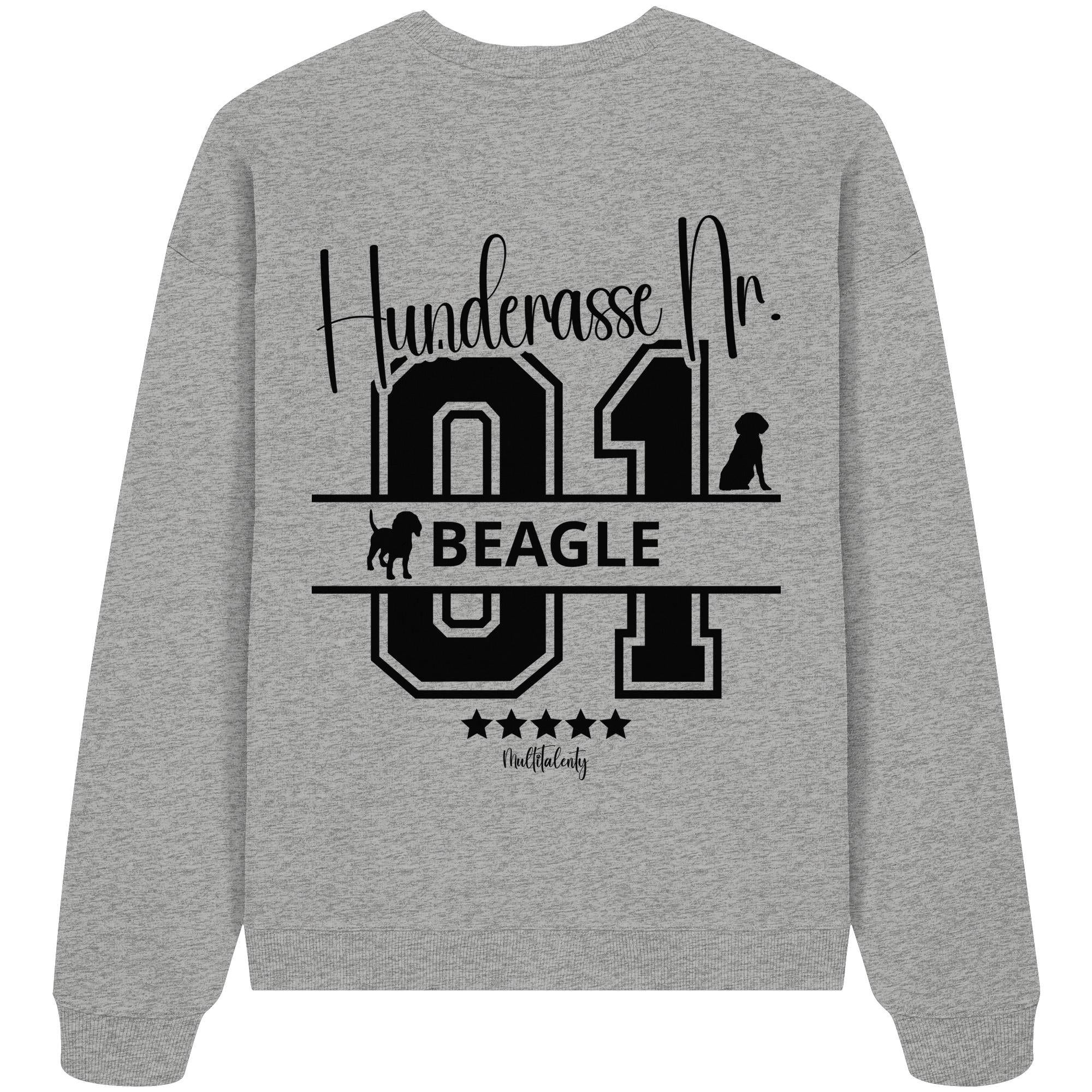 Nr. 01 Beagle - Organic Oversize Sweatshirt