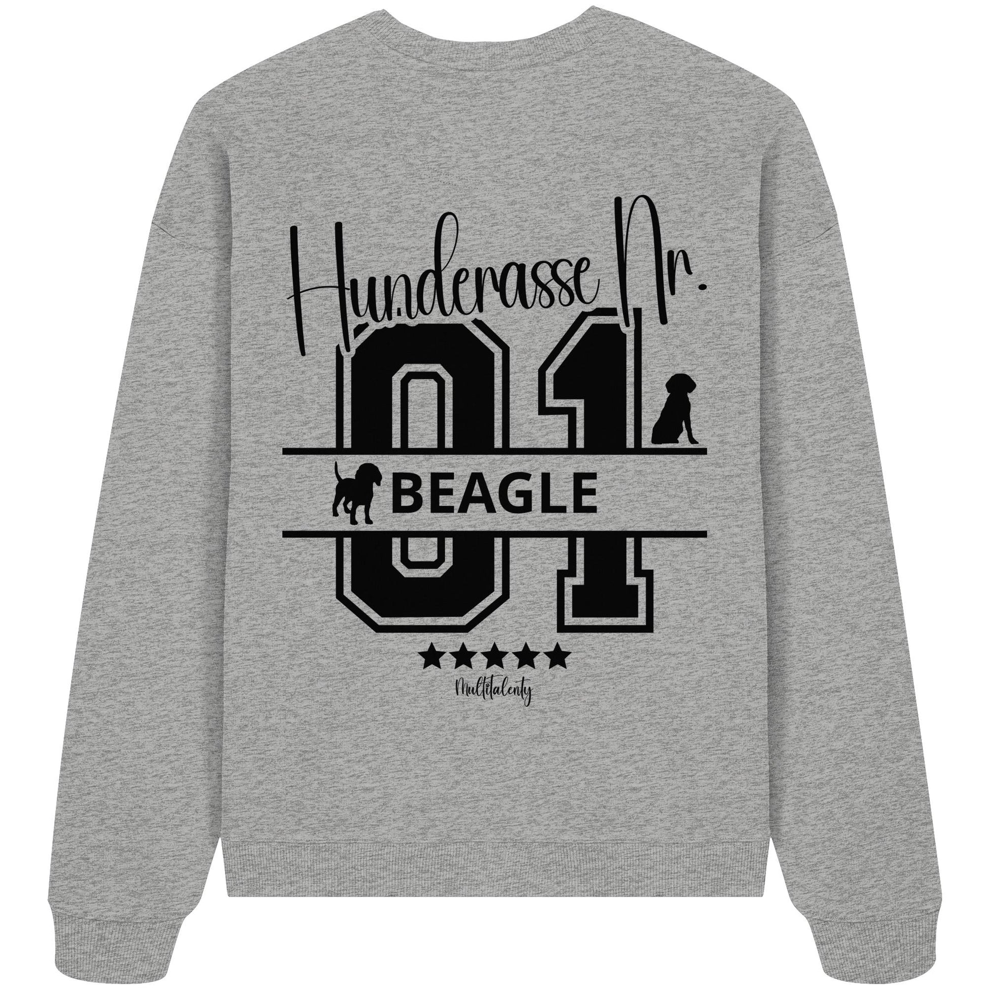 Nr. 01 Beagle - Organic Oversize Sweatshirt