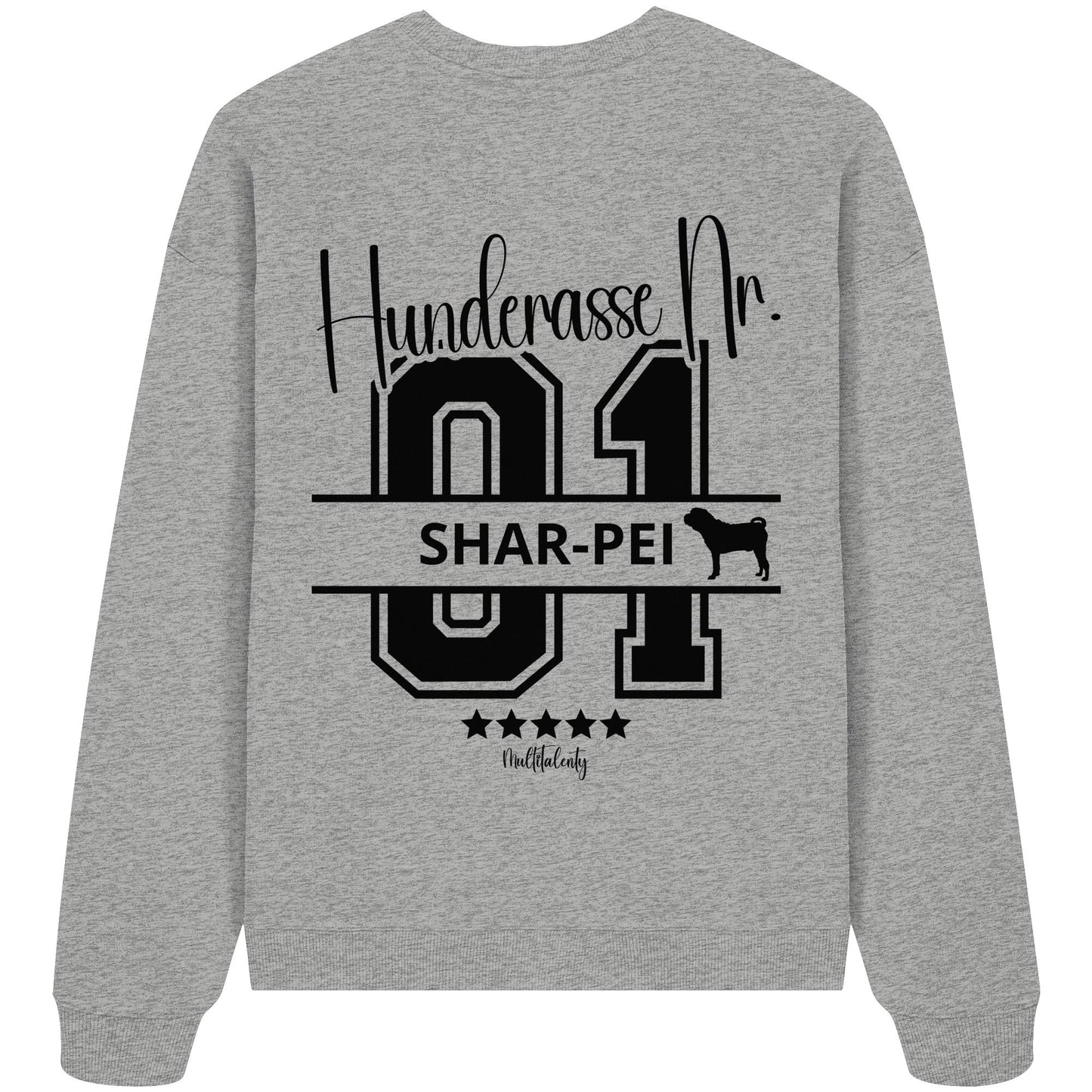 Nr. 01 Shar-Pei - Organic Oversize Sweatshirt
